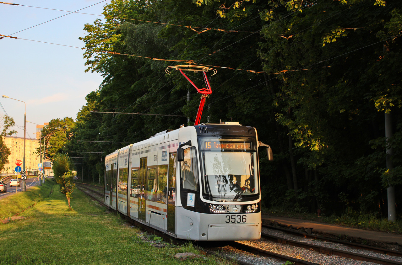 Москва, 71-414 (Pesa Fokstrot) № 3536