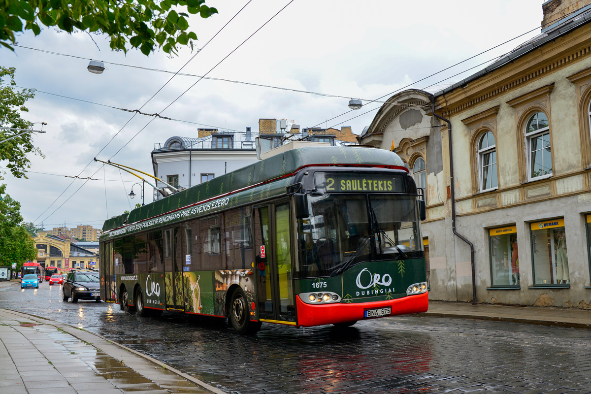 Вільнюс, Solaris Trollino II 15 AC № 1675