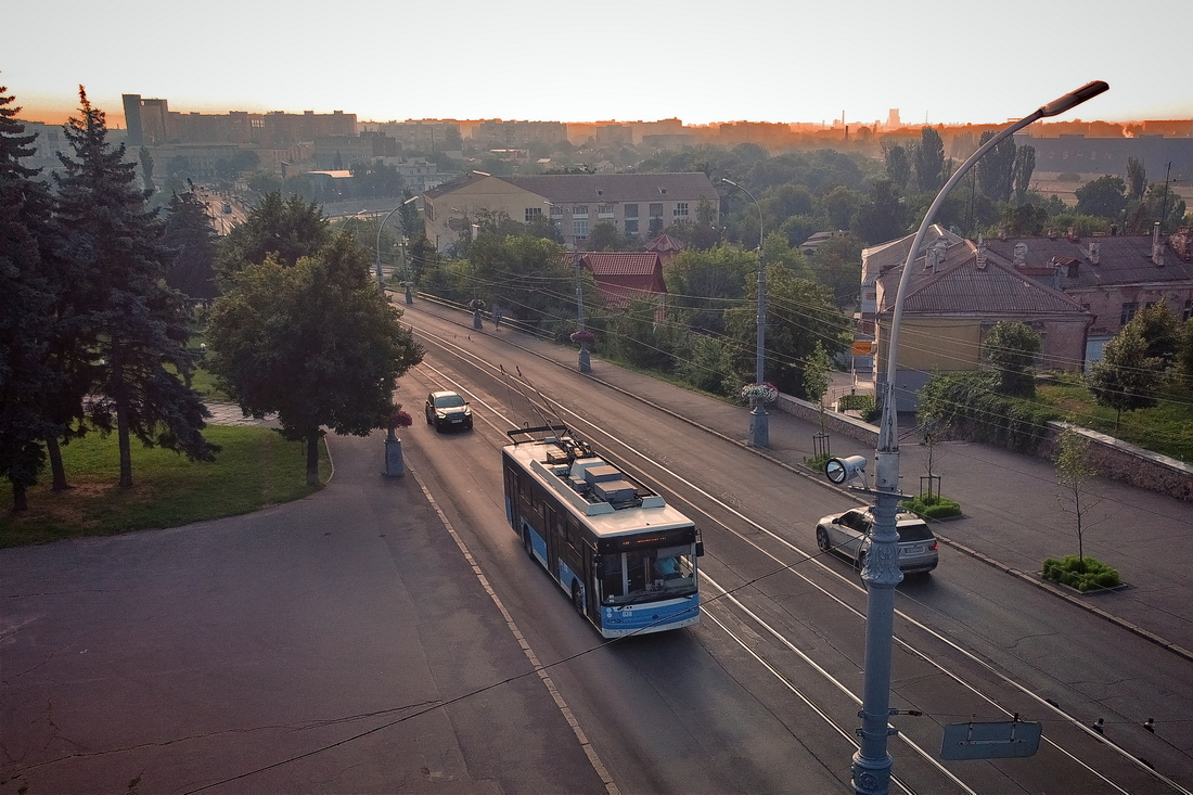 Винница — Электротранспорт Винницы с высоты
