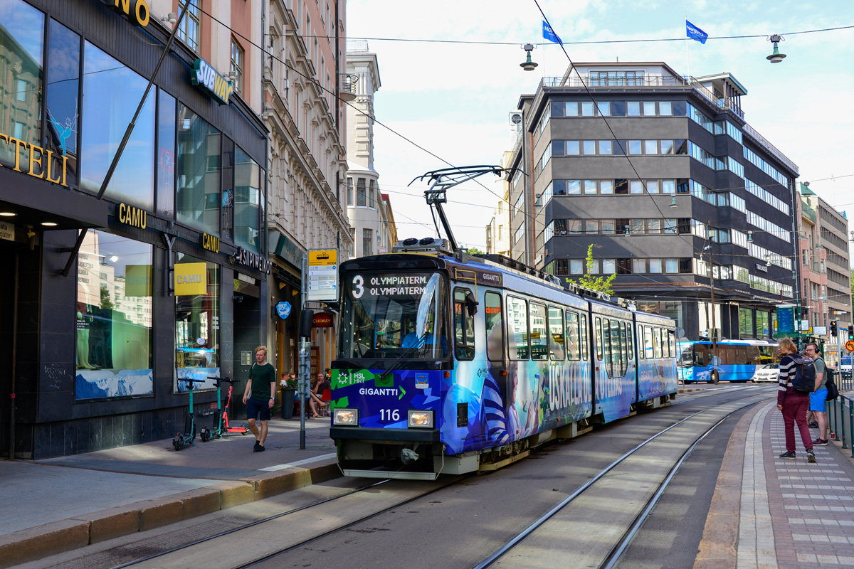 Helsinki — Espo, Valmet MLNRV1 № 116