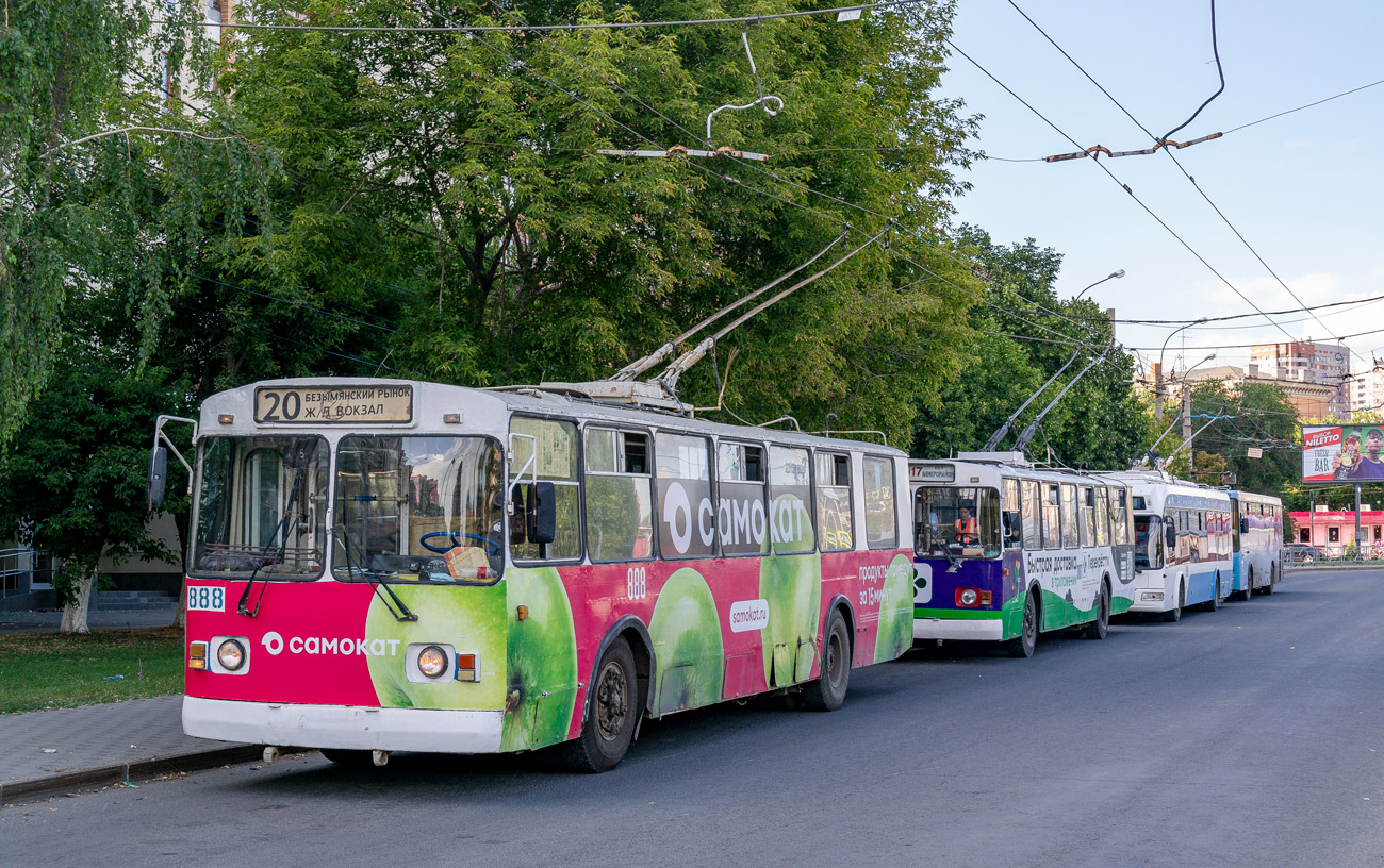 Самара, ЗиУ-682Г [Г00] № 888; Самара — Конечные станции и кольца (троллейбус)