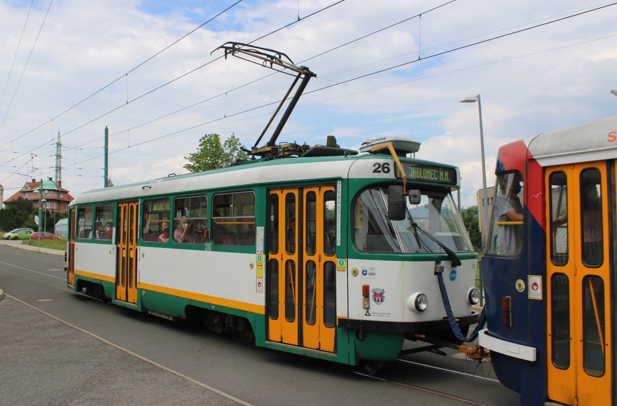 Liberec ― Jablonec nad Nisou, Tatra T3R.PV nr. 26; Liberec ― Jablonec nad Nisou — Last weeks of metre-gauge, 2021