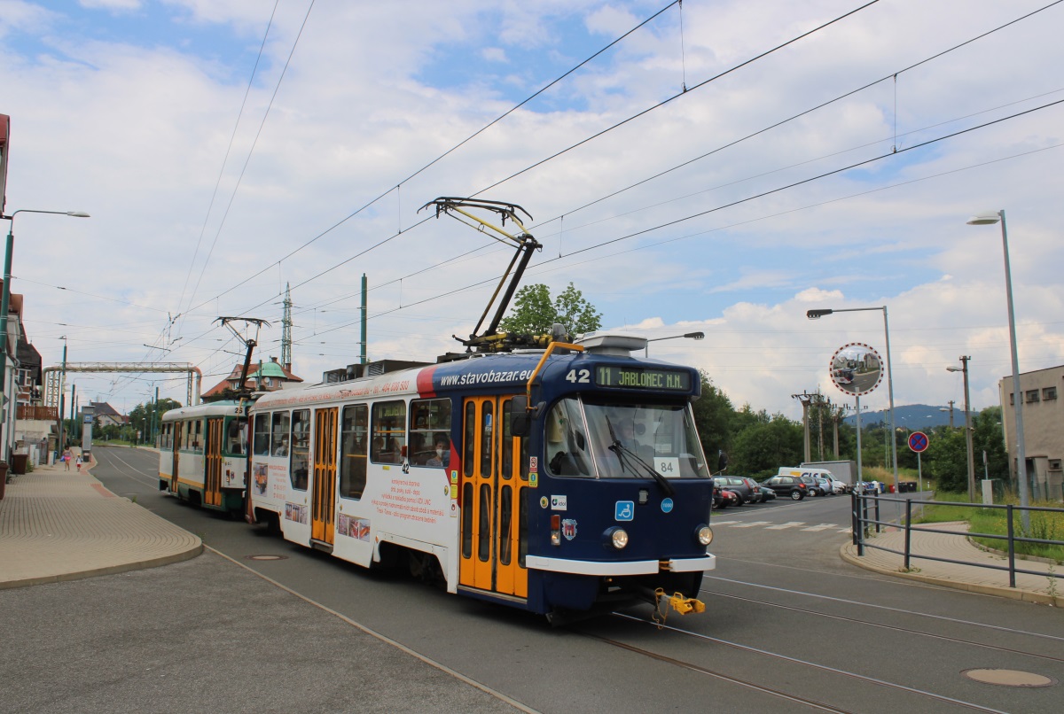 Liberec ― Jablonec nad Nisou, Tatra T3R.PLF № 42; Liberec ― Jablonec nad Nisou — Last weeks of metre-gauge, 2021
