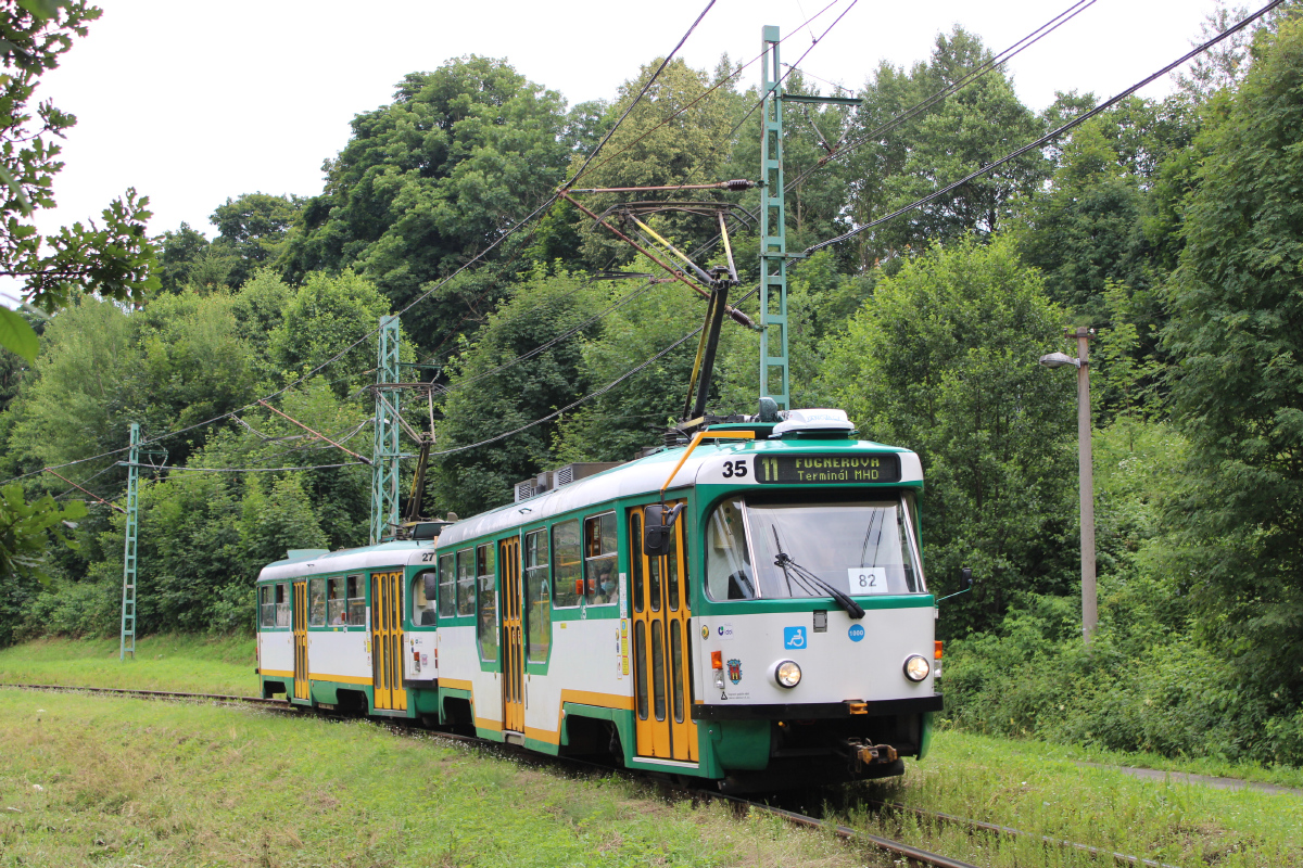 Liberec ― Jablonec nad Nisou, Tatra T3R.PLF № 35; Liberec ― Jablonec nad Nisou — Last weeks of metre-gauge, 2021