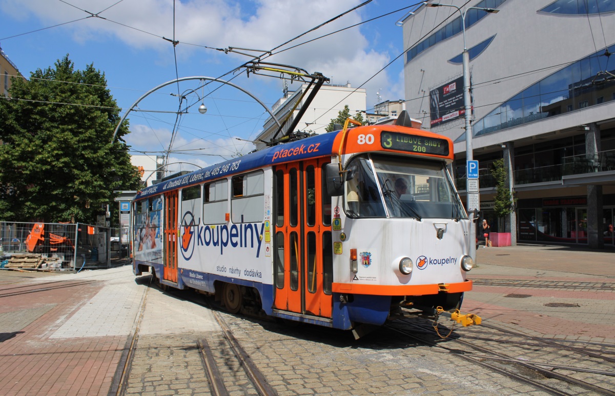 Либерец ― Яблонец-над-Нисой, Tatra T3M.04 № 80