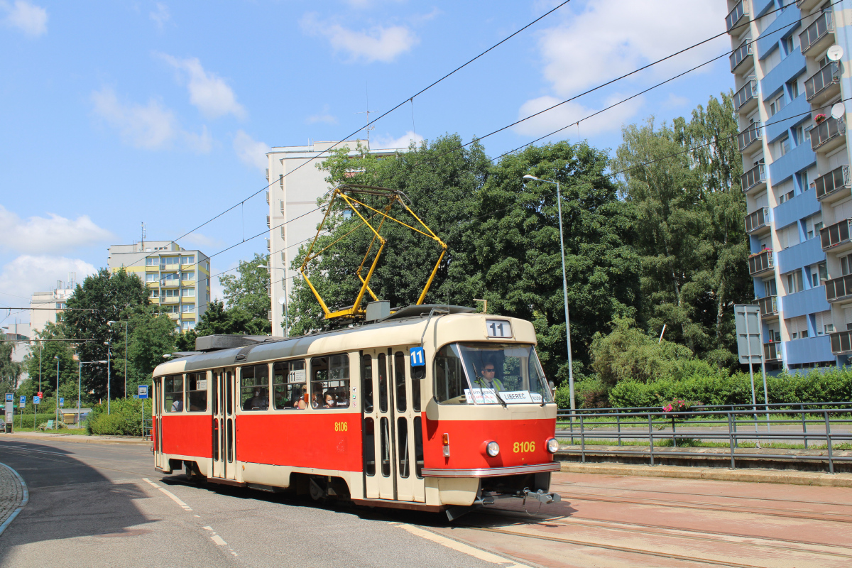 Либерец ― Яблонец-над-Нисой, Tatra T3M № 8106 (16); Либерец ― Яблонец-над-Нисой — Последние недели узкоколейки, 2021 г.