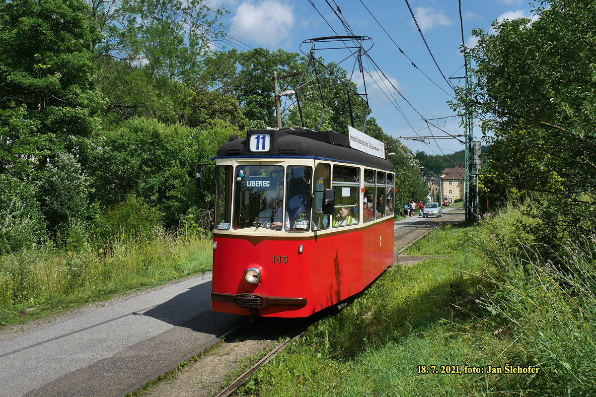 Либерец ― Яблонец-над-Нисой, Gotha T2-62 № 145; Либерец ― Яблонец-над-Нисой — Последние недели узкоколейки, 2021 г. Либерец ― Яблонец-над-Нисой, Gotha T2-62 № 145; Либерец ― Яблонец-над-Нисой — Последние недели узкоколейки, 2021 г.