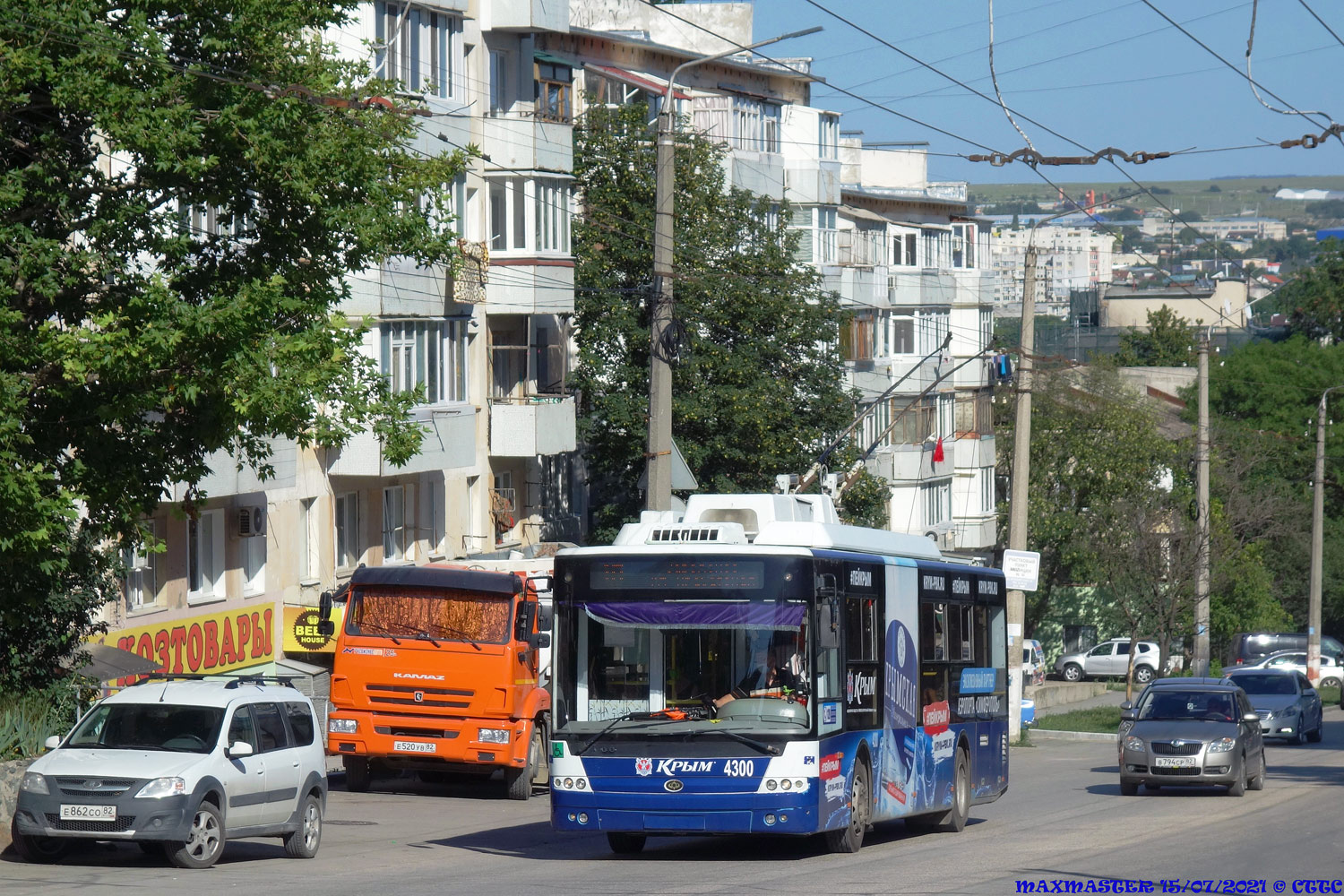 Trolleybus de Crimée, Bogdan T70110 N°. 4300