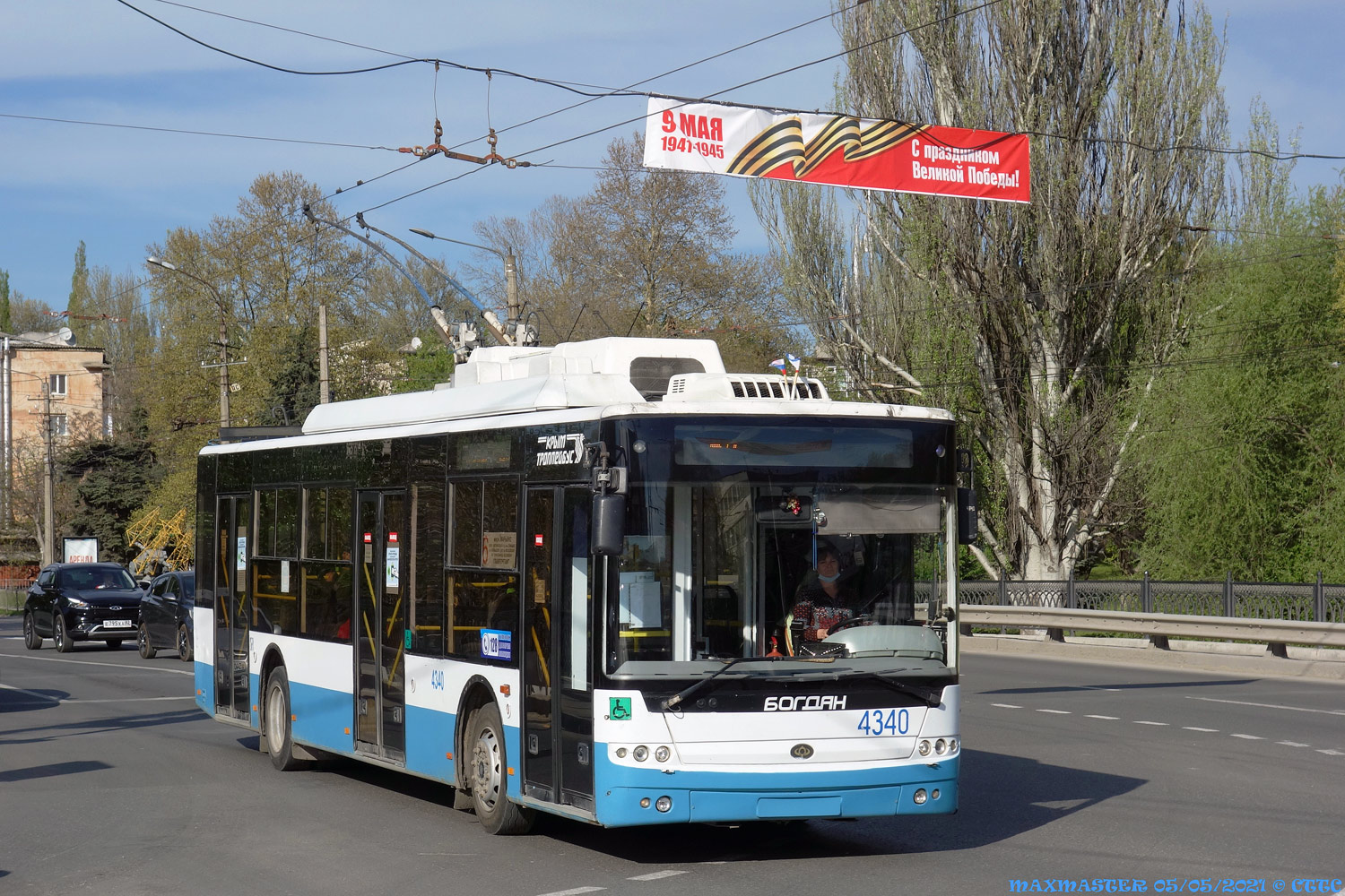 Крымский троллейбус, Богдан Т70110 № 4340