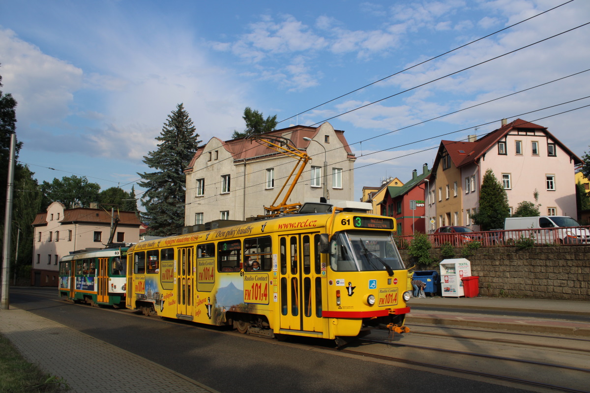 Либерец ― Яблонец-над-Нисой, Tatra T3R.SLF № 61