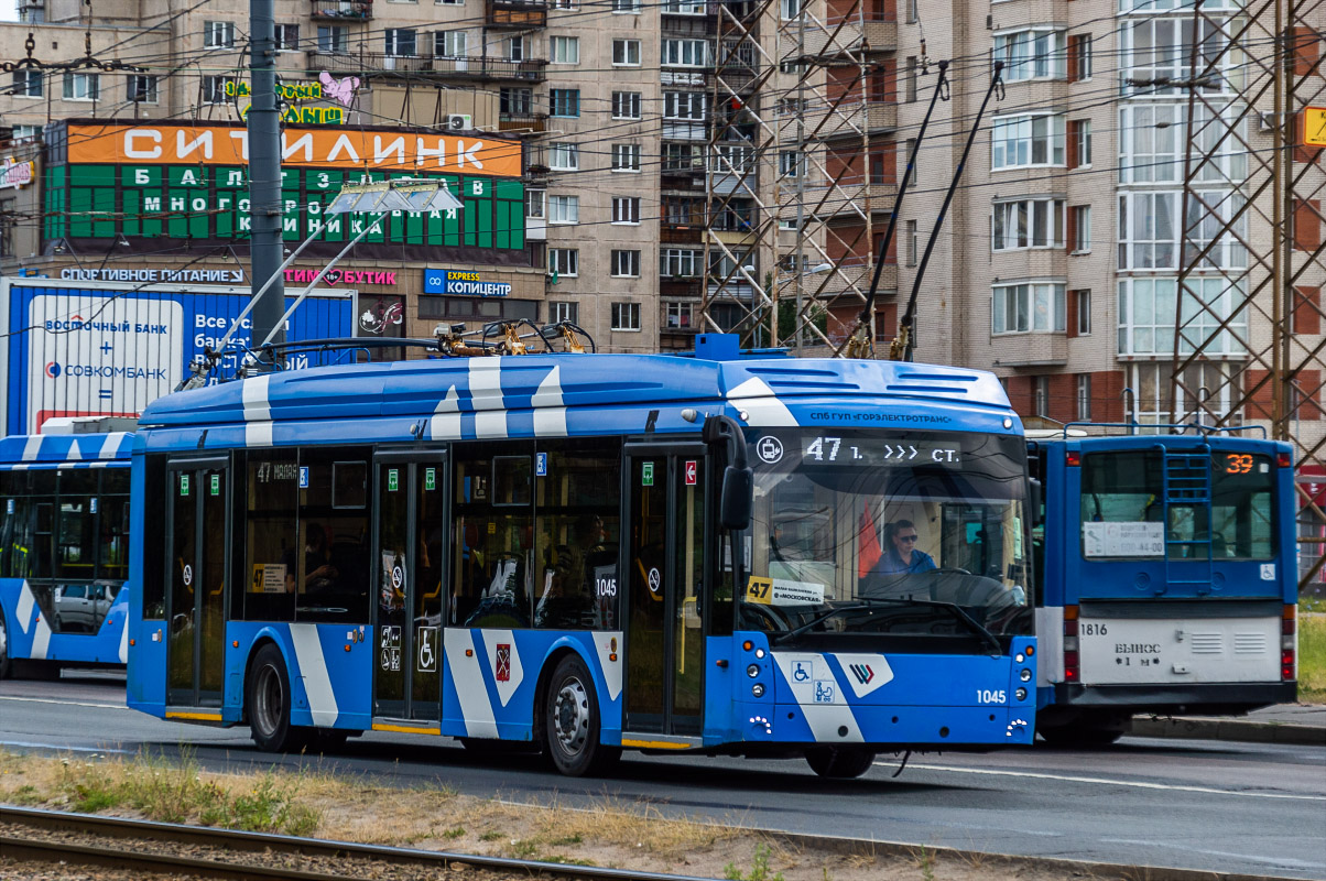 Санкт-Петербург, Тролза-5265.08 «Мегаполис» № 1045