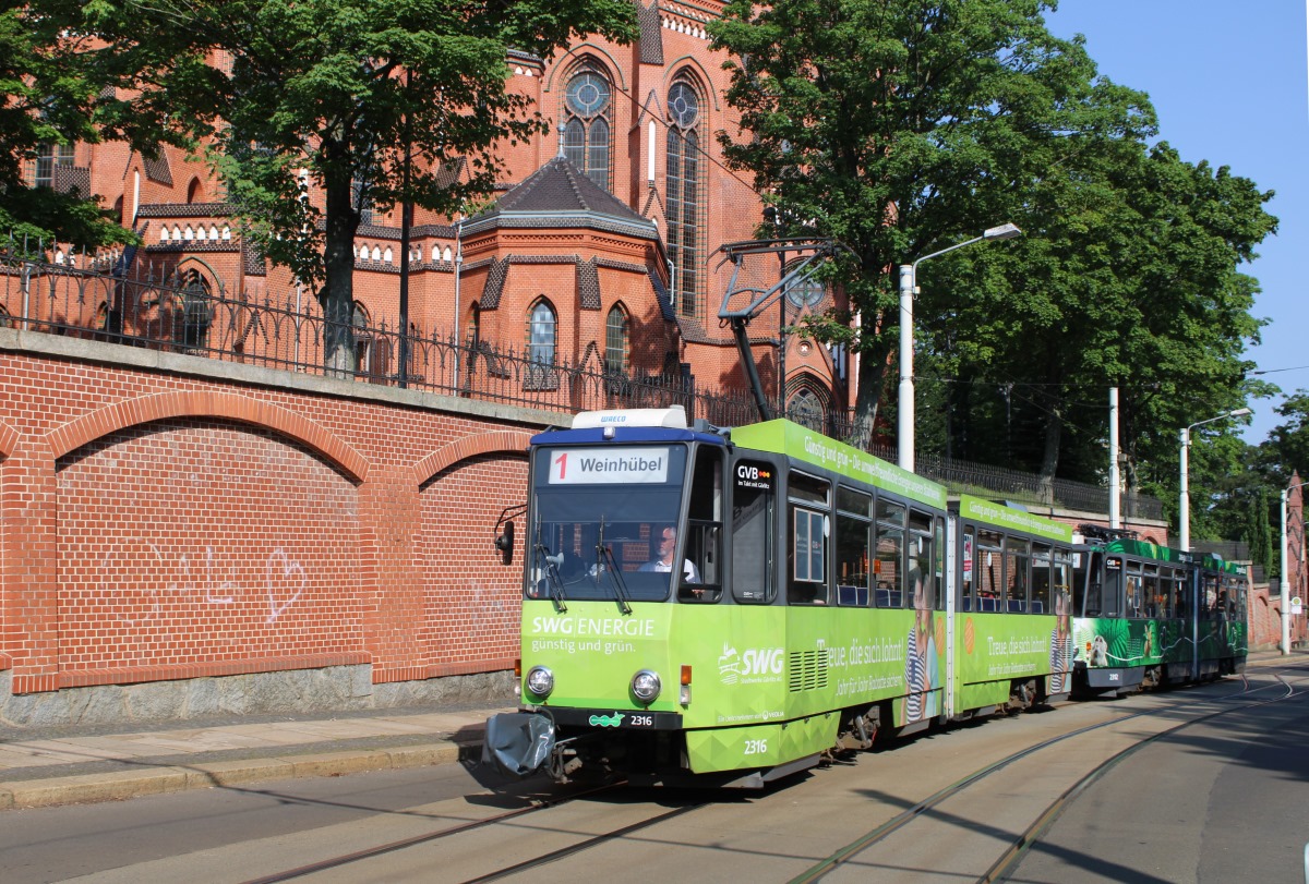 Görlitz, Tatra KT4DC № 2316