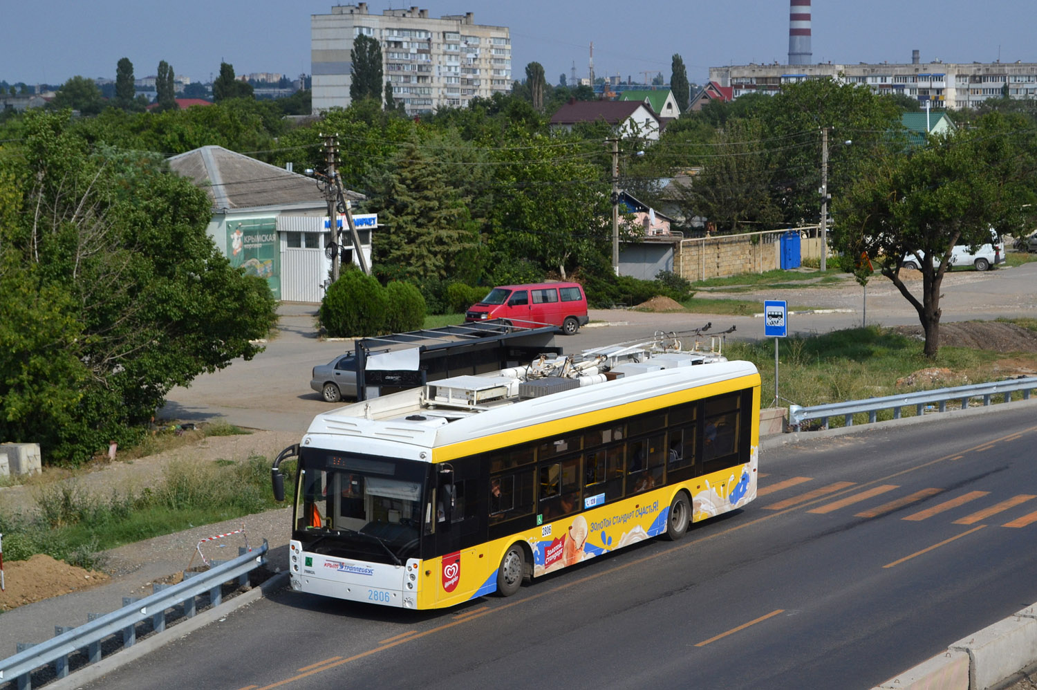 Крымский троллейбус, Тролза-5265.03 «Мегаполис» № 2806; Крымский троллейбус — Движение троллейбусов без КС (автономный ход)