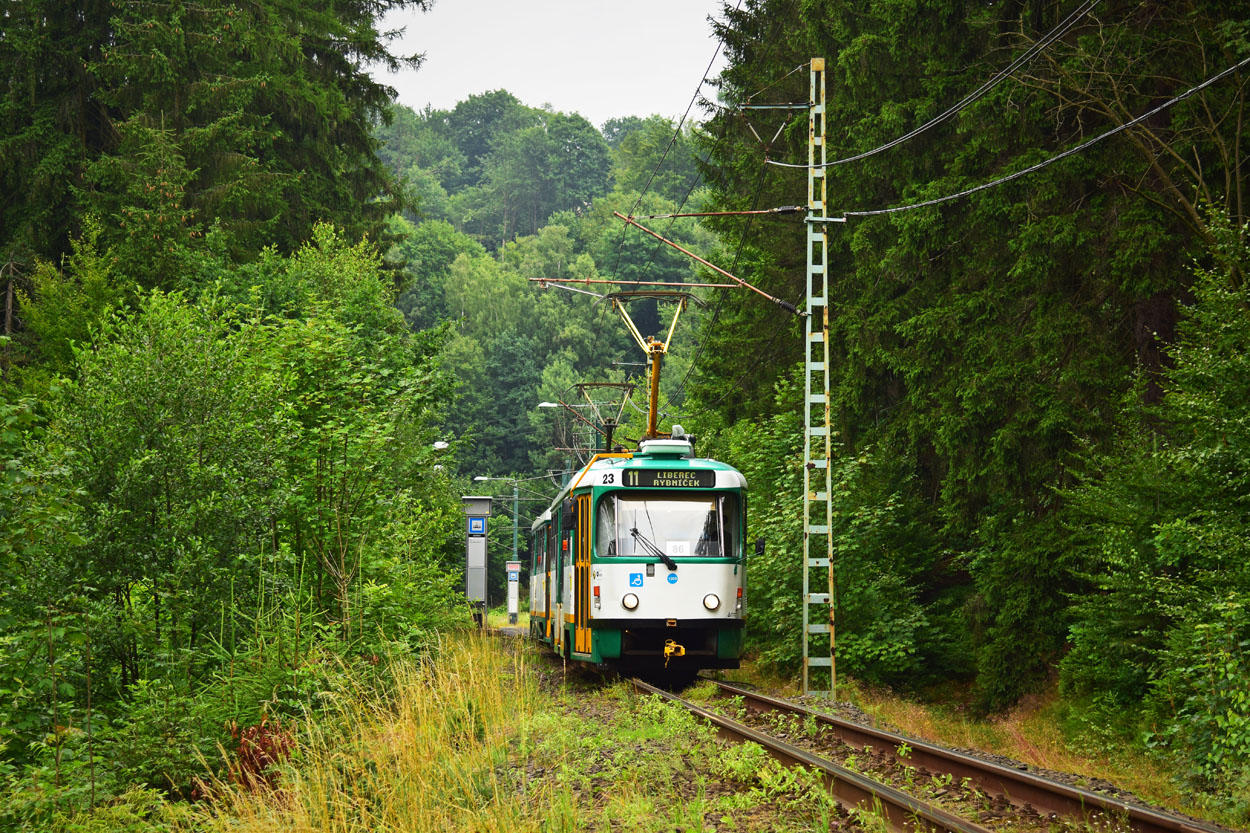 Liberec ― Jablonec nad Nisou, Tatra T3R.PLF nr. 23; Liberec ― Jablonec nad Nisou — Last weeks of metre-gauge, 2021