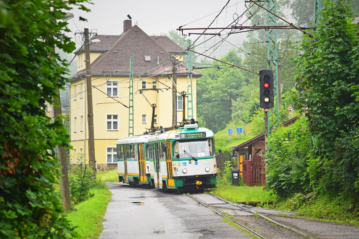 Liberec ― Jablonec nad Nisou, Tatra T3R.PLF nr. 28; Liberec ― Jablonec nad Nisou — Last weeks of metre-gauge, 2021