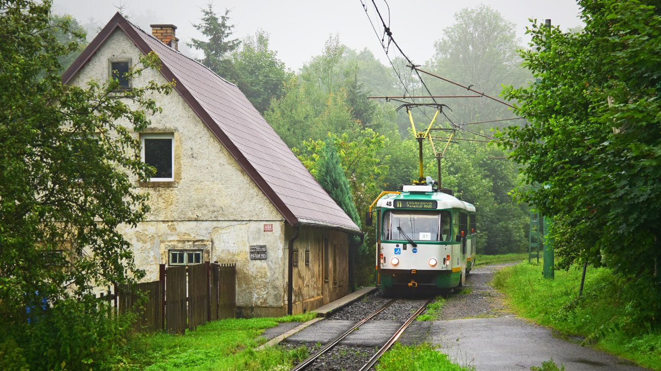 Liberec ― Jablonec nad Nisou, Tatra T3R.PLF № 48; Liberec ― Jablonec nad Nisou — Last weeks of metre-gauge, 2021