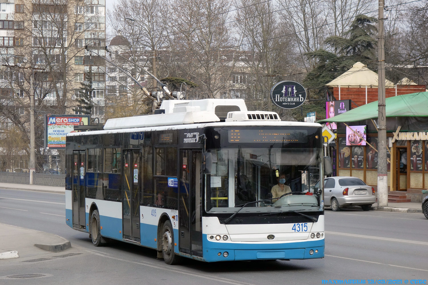 Крымскі тралейбус, Богдан Т70110 № 4315