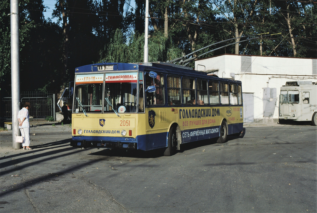 Крымский троллейбус, Škoda 14Tr02/6 № 2051