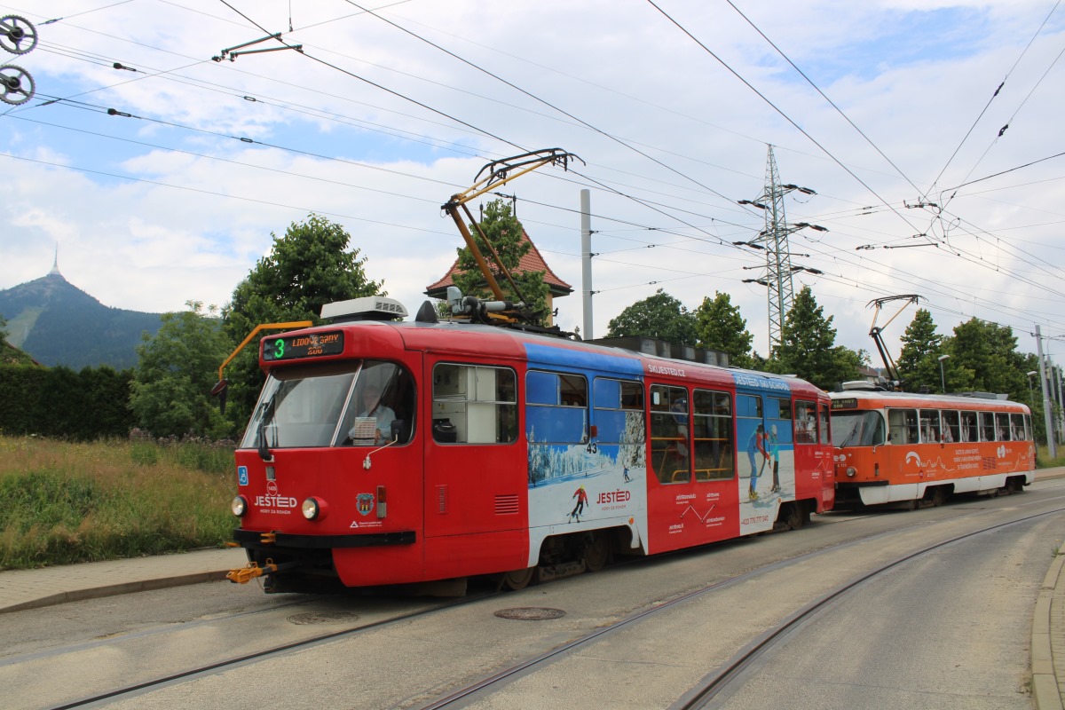 Либерец ― Яблонец-над-Нисой, Tatra T3R.SLF № 43