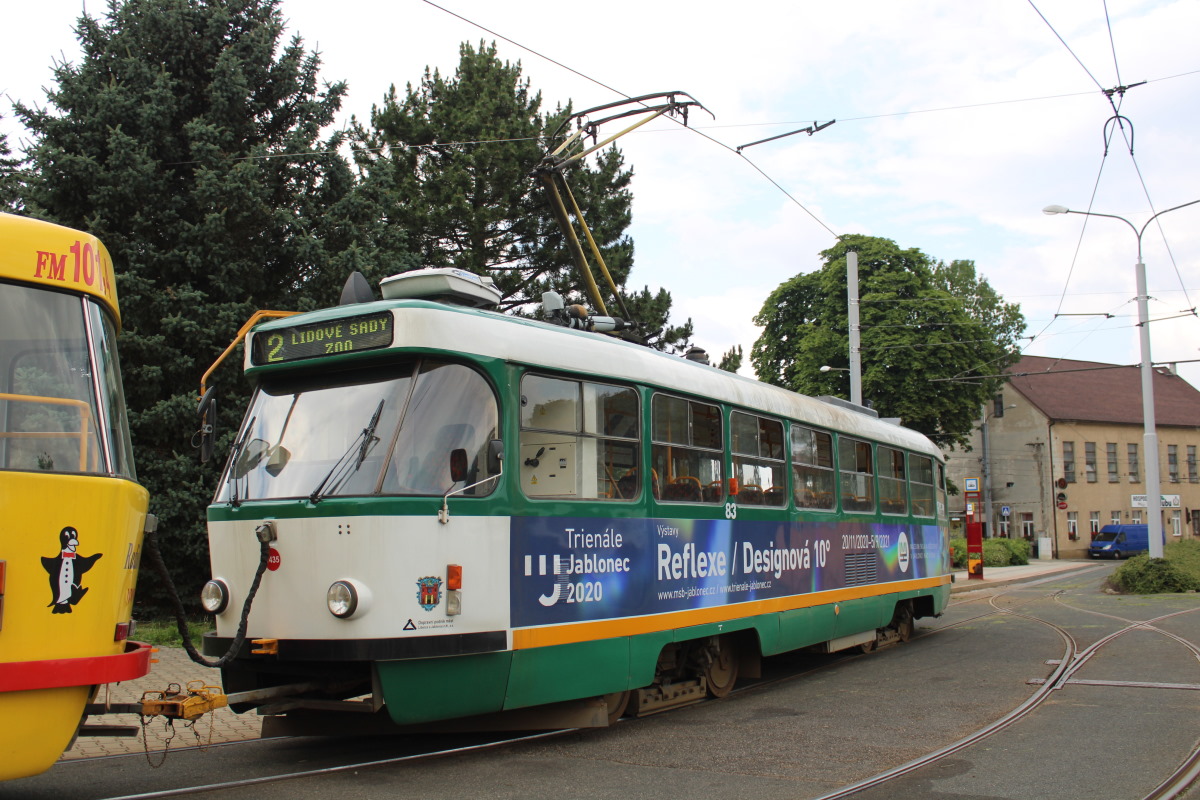 Либерец ― Яблонец-над-Нисой, Tatra T3M.04 № 83