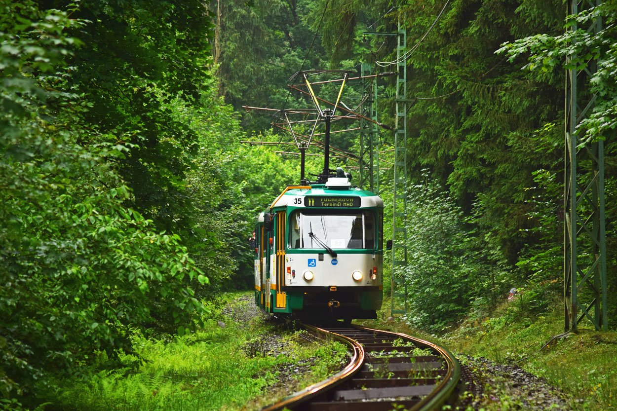 Liberec ― Jablonec nad Nisou, Tatra T3R.PLF nr. 35; Liberec ― Jablonec nad Nisou — Last weeks of metre-gauge, 2021