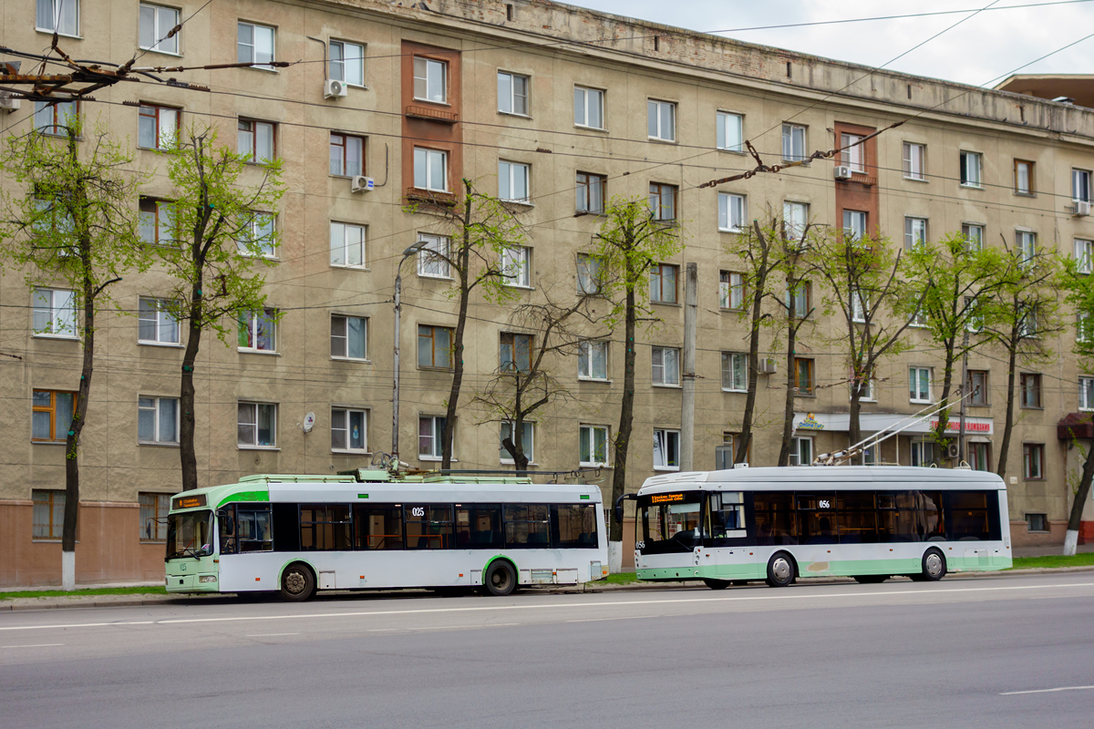 Kursk, 1К (BKM-321) № 025; Kursk, Trolza-5265.08 “Megapolis” № 056