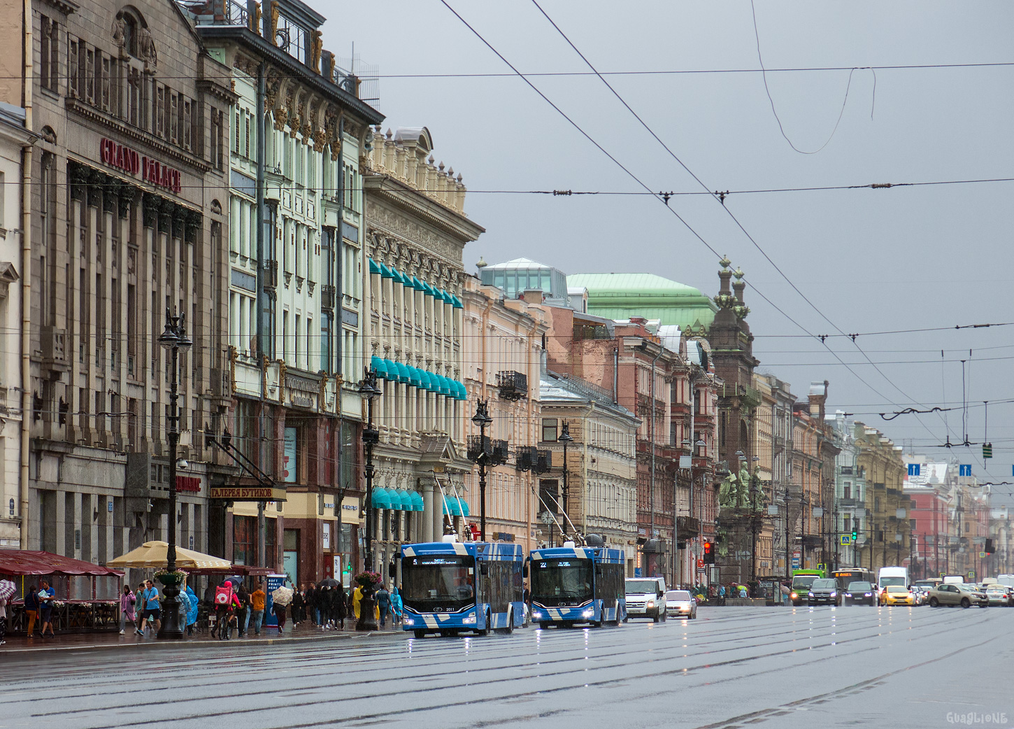 Санкт-Петербург — Троллейбусные линии и инфраструктура