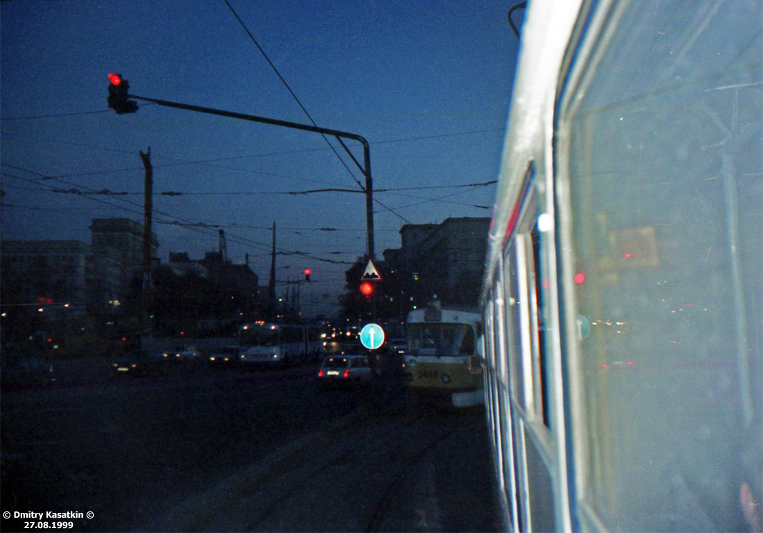 Москва, Tatra T3SU № 2449