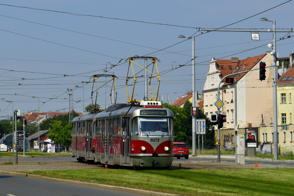 Прага, Tatra T3R.PLF № 8273