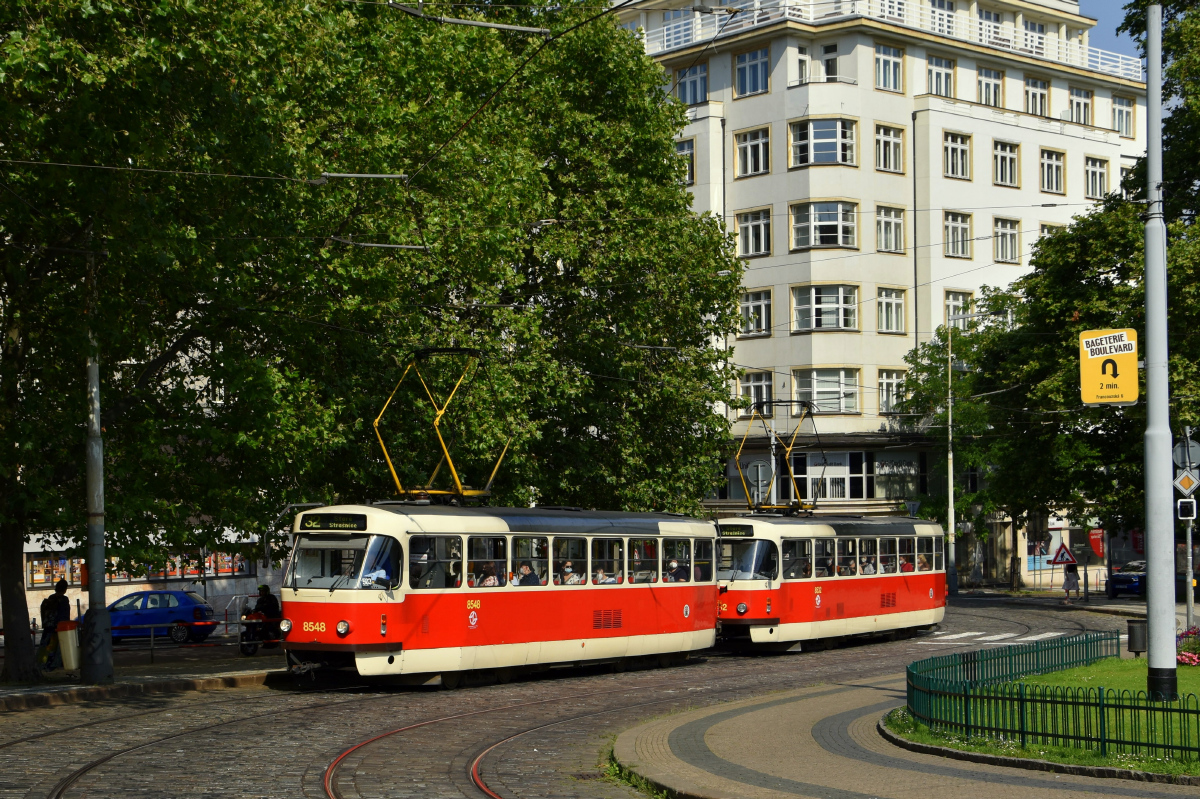 Prague, Tatra T3R.P # 8548 Prague, Tatra T3R.P # 8548