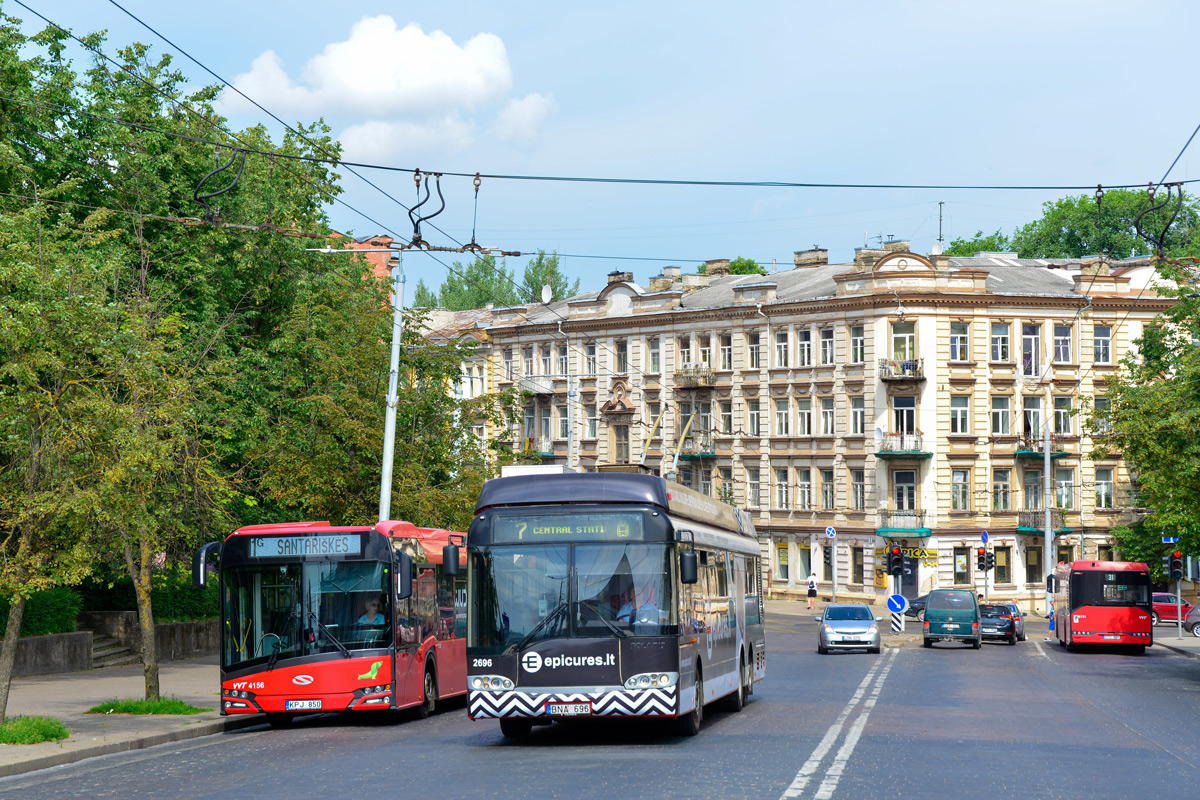 Вильнюс, Solaris Trollino II 15 AC № 2696