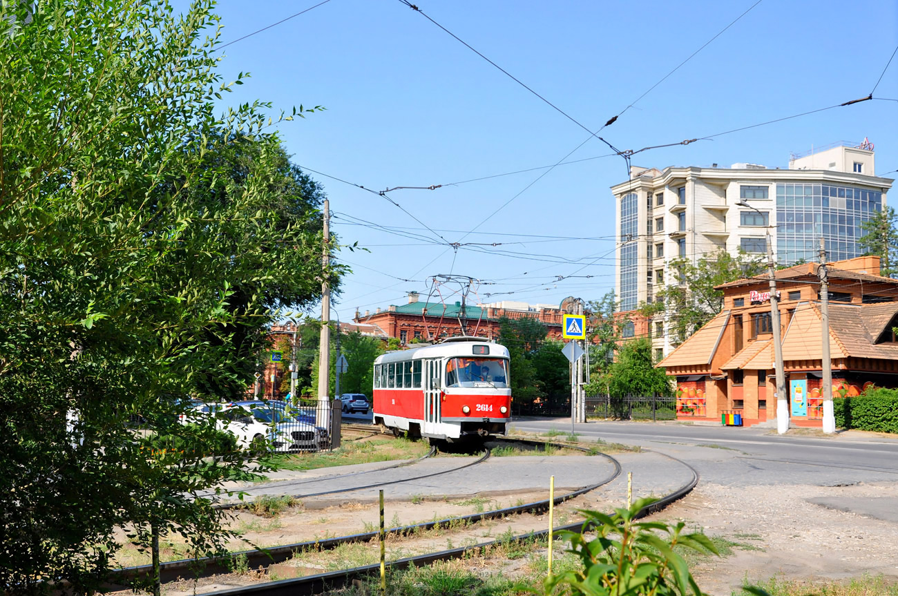 Волгоград, Tatra T3SU (двухдверная) № 2614