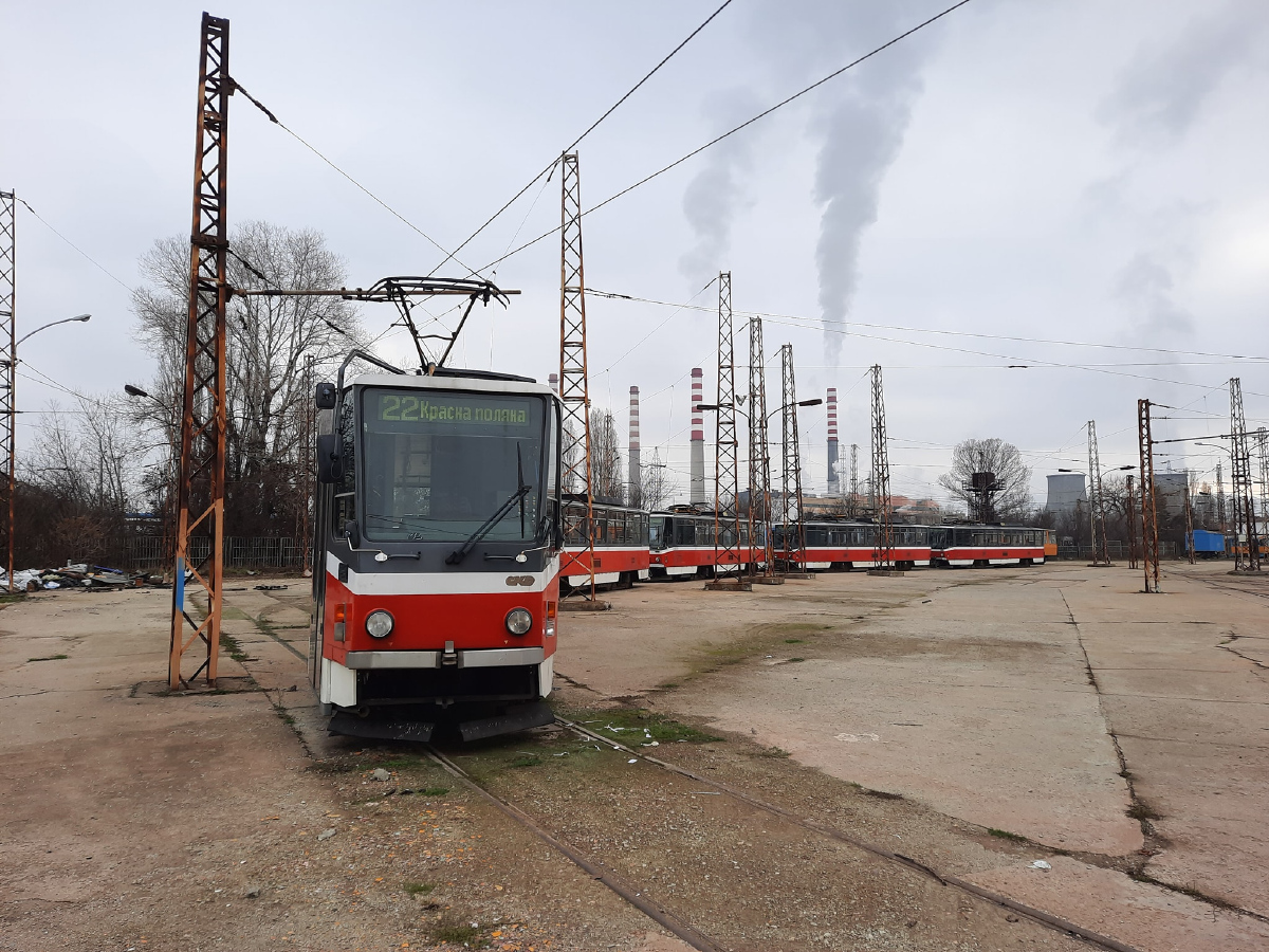 София, Tatra T6A5 № 4188; София — Трамвайное депо: [4] Искър
