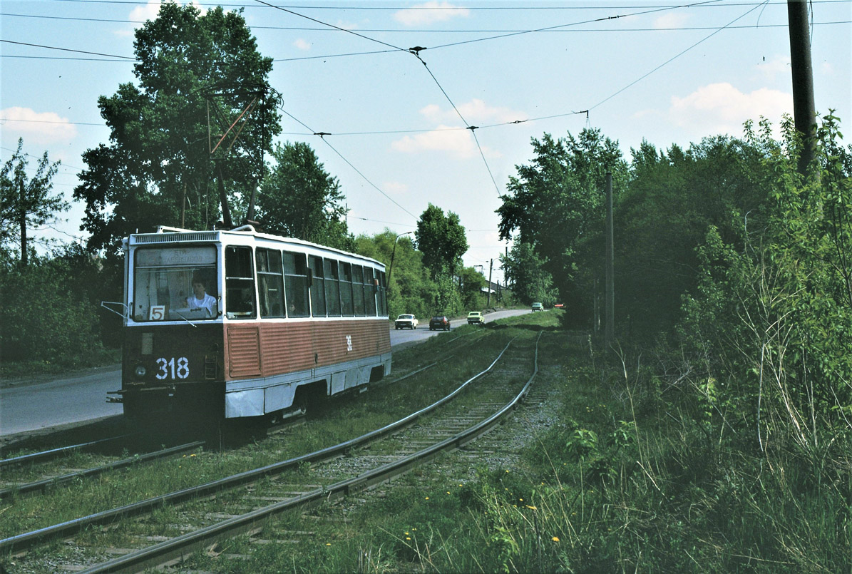 Прокопьевск, 71-605 (КТМ-5М3) № 318 Прокопьевск, 71-605 (КТМ-5М3) № 318