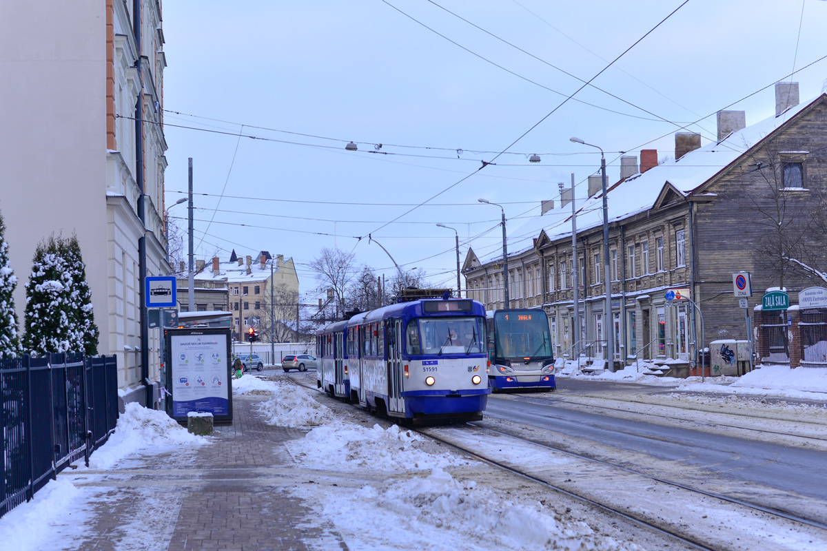 Рига, Tatra T3A № 51591