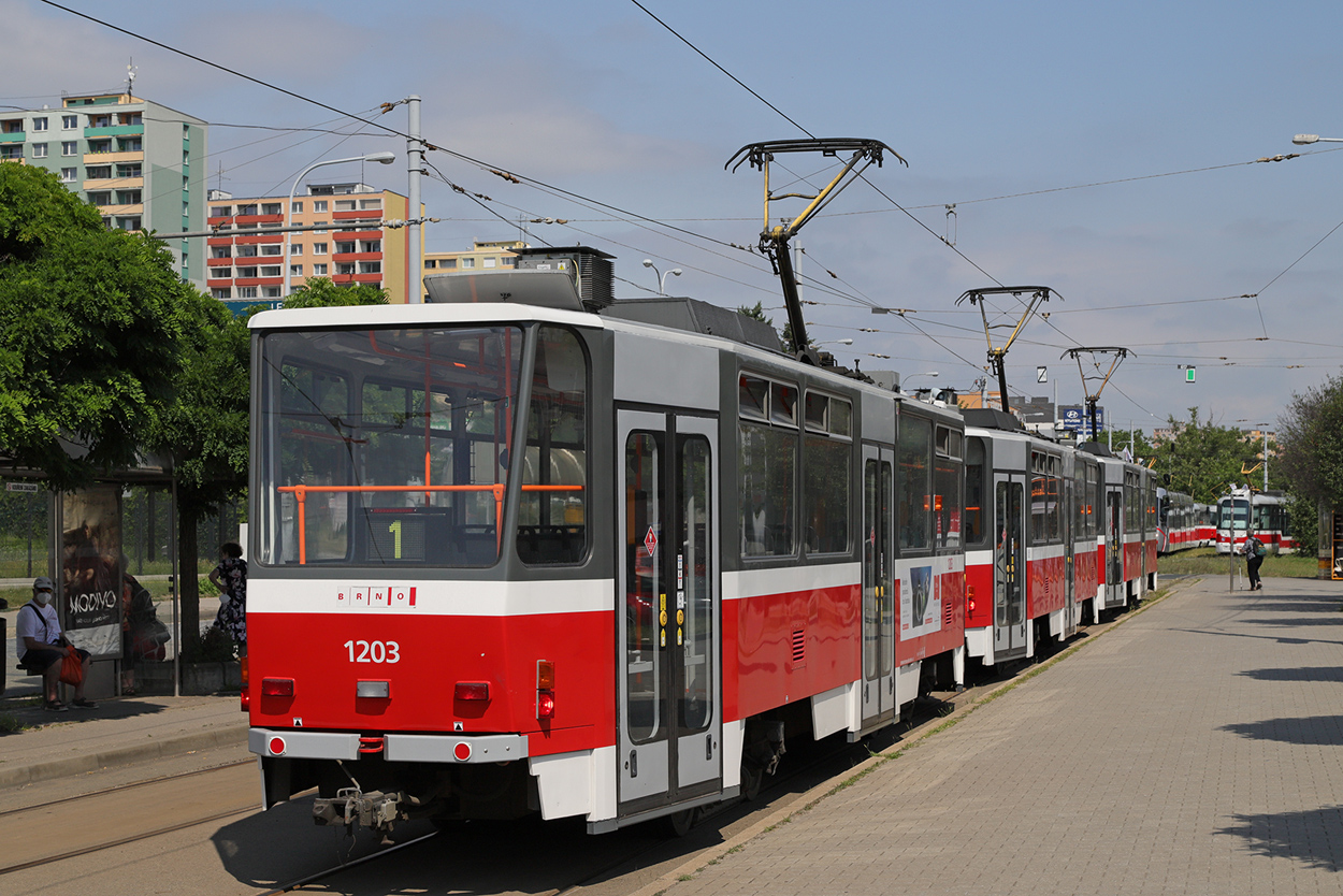 Брно, Tatra T6A5 № 1203