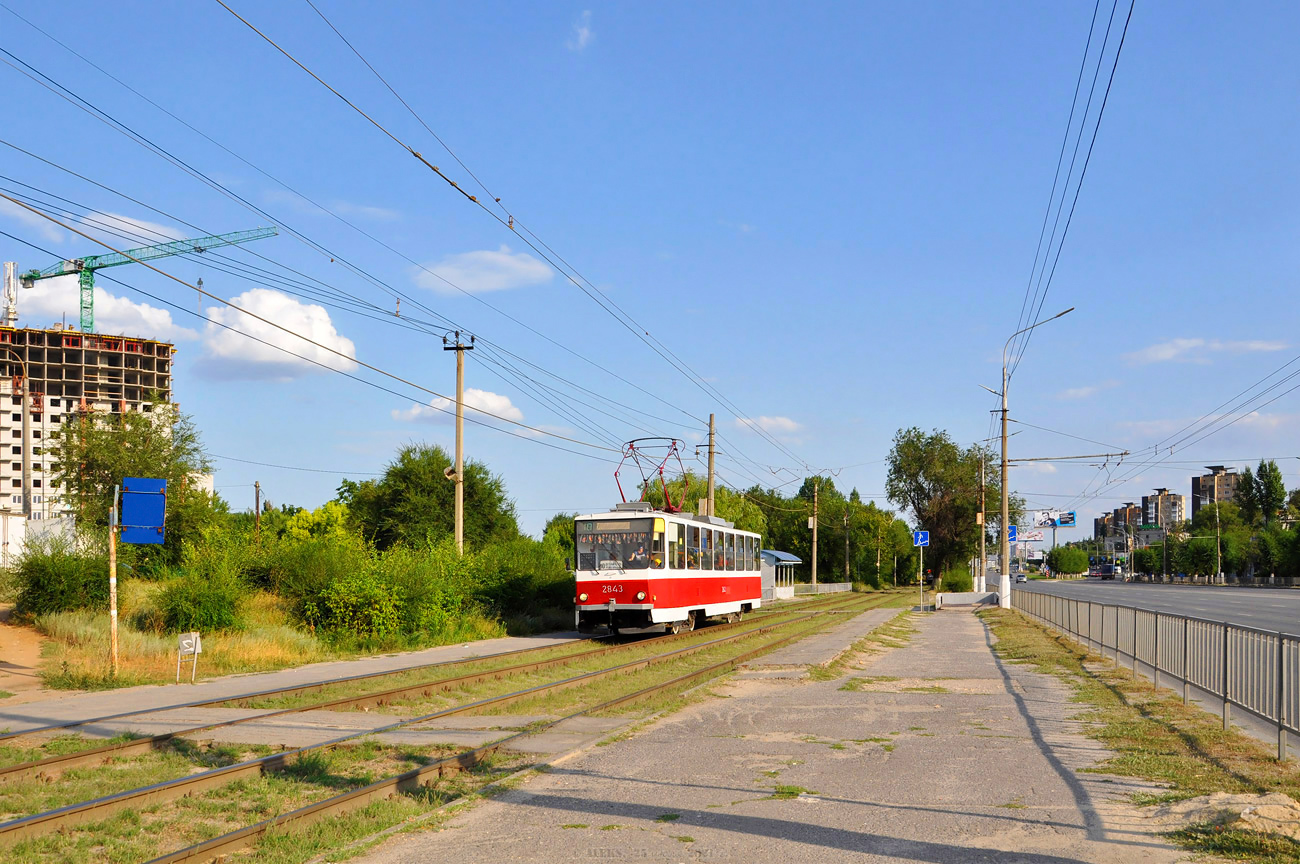 Волгоград, Tatra T6B5SU № 2843