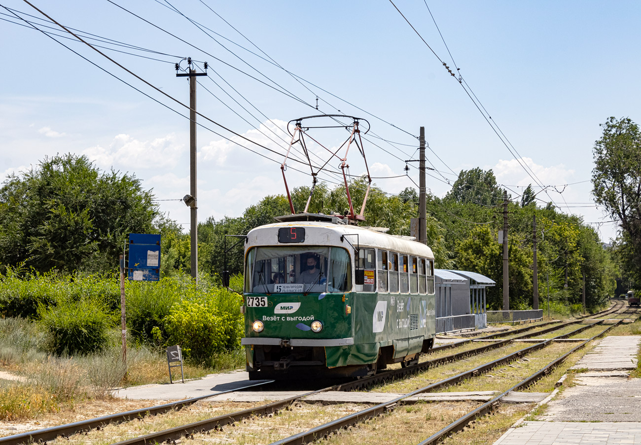 Волгоград, Tatra T3SU № 2735
