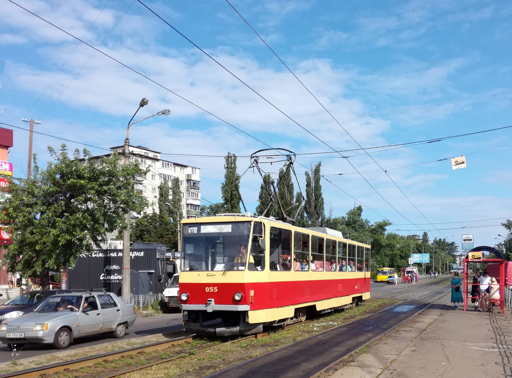 Киев, Tatra T6B5SU № 055