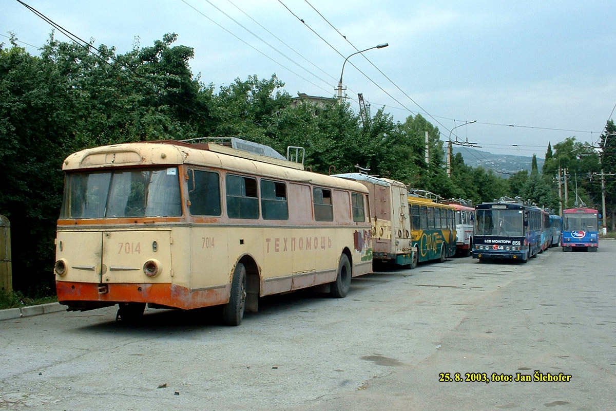 Крымский троллейбус, Škoda 9Tr18 № 7014