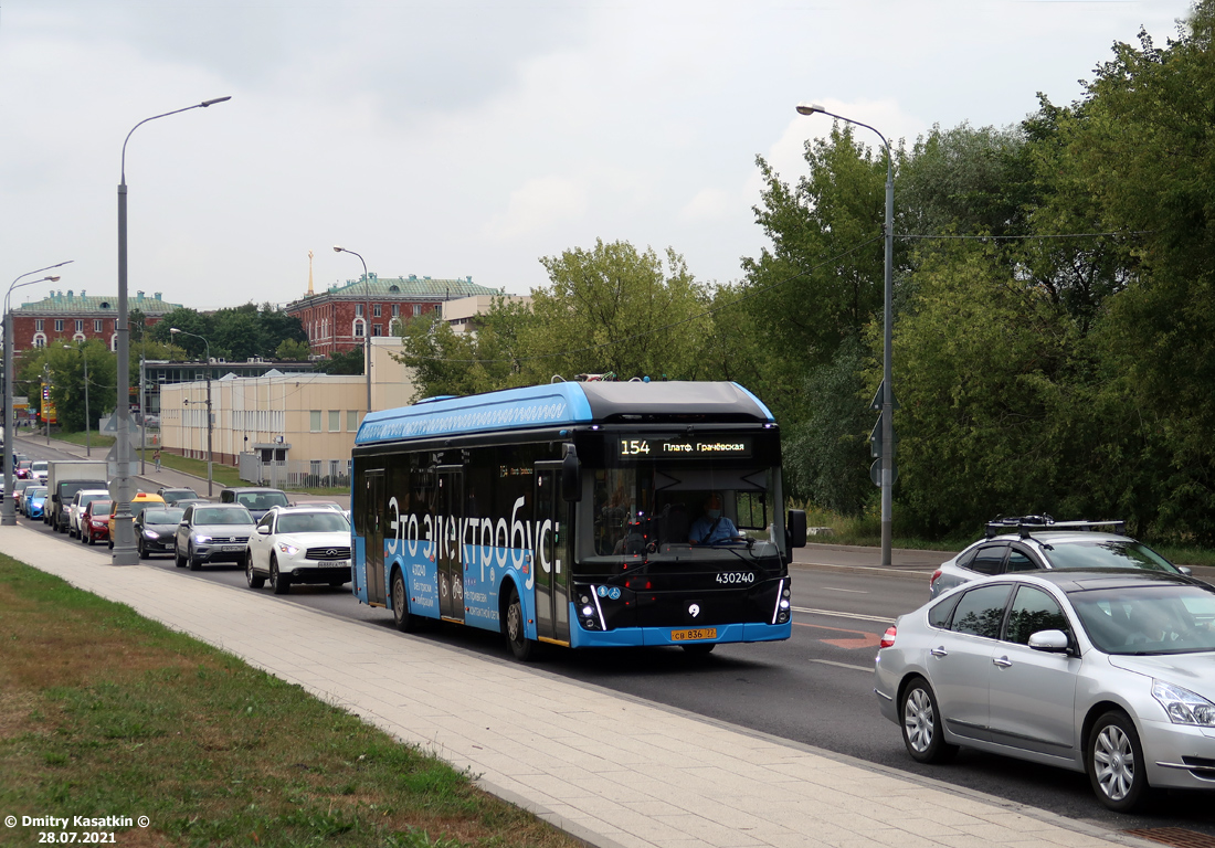 Москва, ЛиАЗ-6274 № 430240