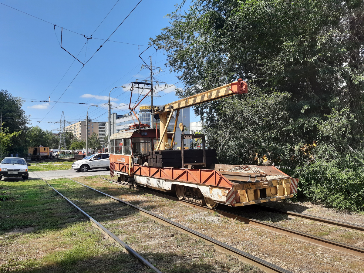 Самара, Tatra T3SU (двухдверная) № 2004; Самара — Строительство и ремонты трамвайных линий