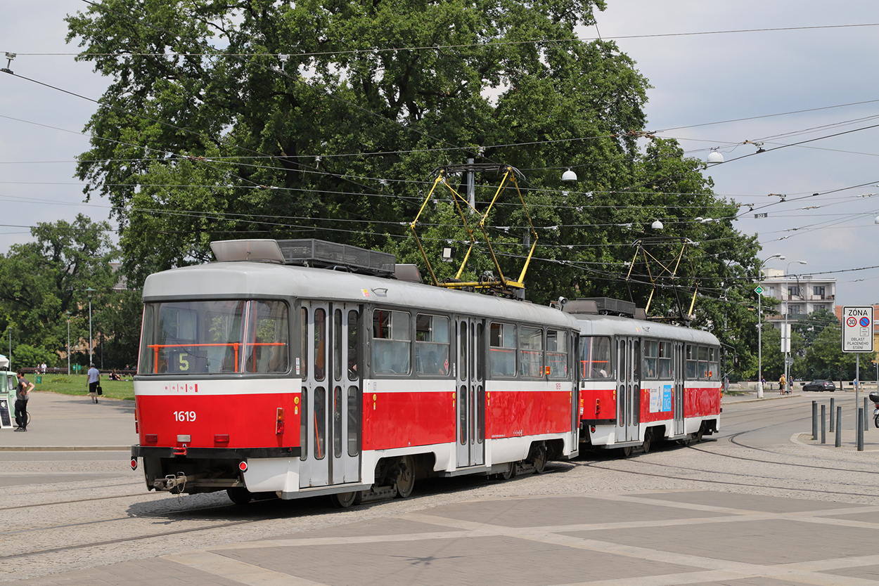 Брно, Tatra T3G № 1619