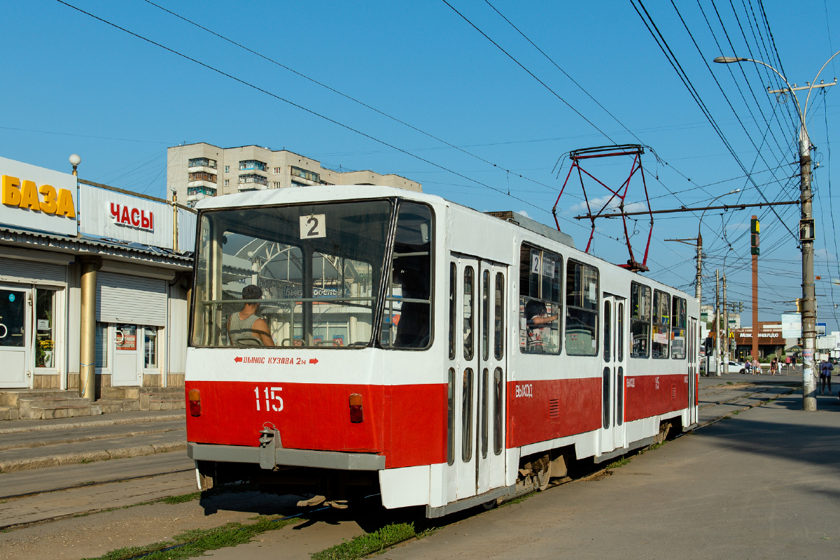 Липецк, Tatra T6B5SU № 115