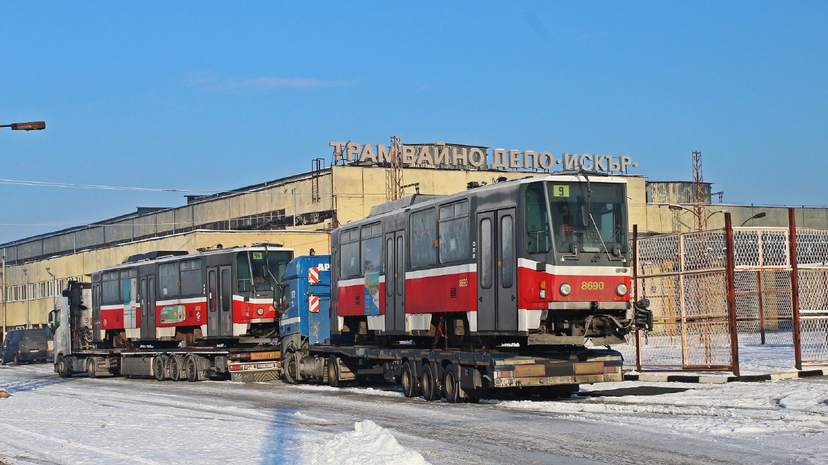 София, Tatra T6A5 № 4186; София — Доставка на 26 мотриси ČKD Tatra T6A5 — Юни 2019 — Май 2021