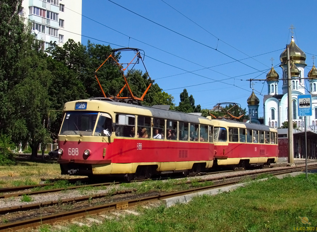 Charkiw, Tatra T3SU Nr. 688