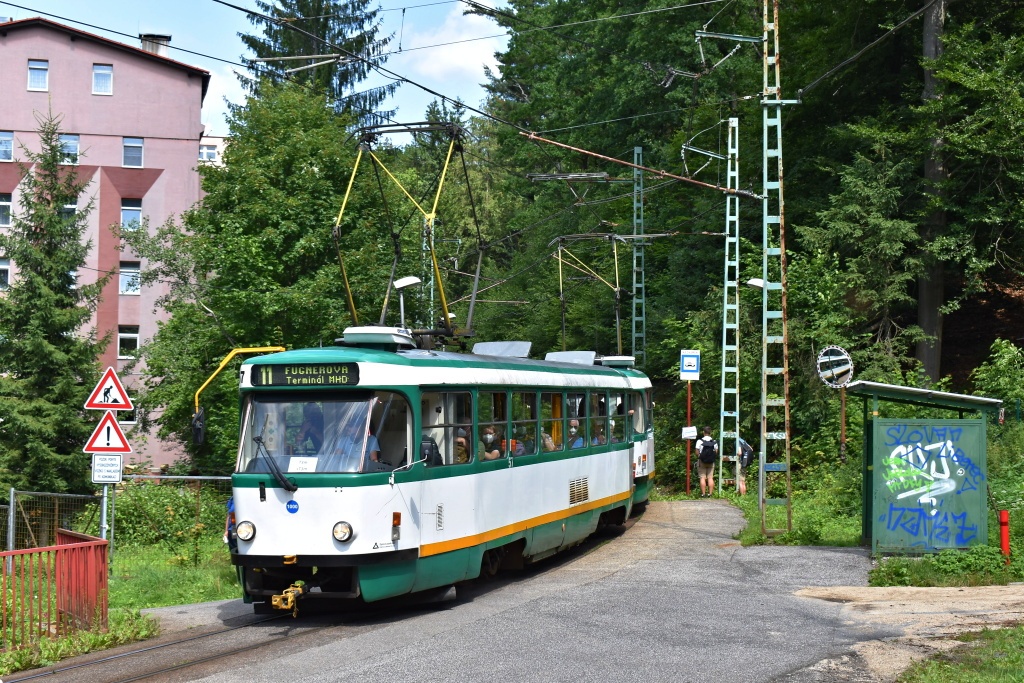 Liberec ― Jablonec nad Nisou, Tatra T3SU N°. 57; Liberec ― Jablonec nad Nisou — Les semaines derniéres de la voie métrique, 2021