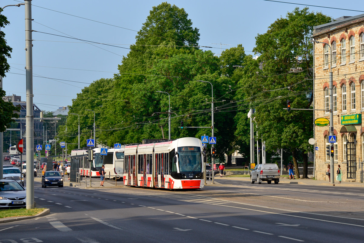Таллин, CAF Urbos AXL № 516