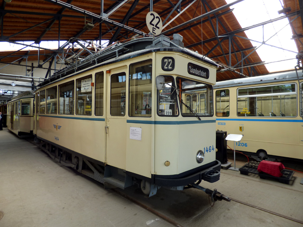 Leipzig, Dessau 2-axle motor car # 1464 Leipzig, Dessau 2-axle motor car # 1464