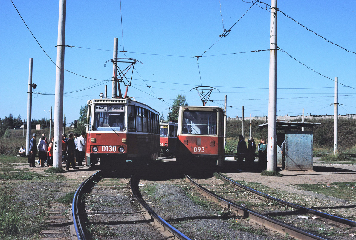 Naberezhnye Chelny, 71-605A № 0130; Naberezhnye Chelny, 71-605 (KTM-5M3) № 093 Naberezhnye Chelny, 71-605A № 0130; Naberezhnye Chelny, 71-605 (KTM-5M3) № 093